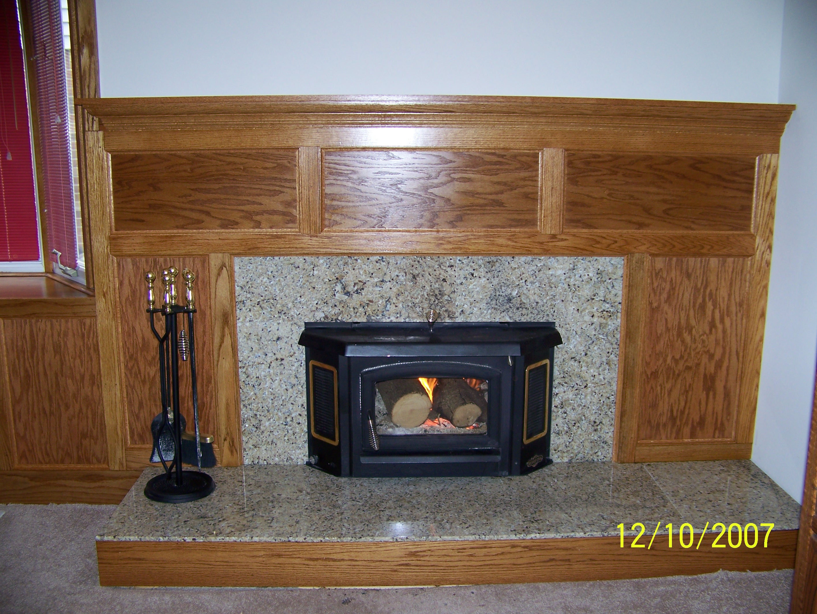 Salem Township Fireplace Renovation. Kitchen Renovation. Bathroom renovation